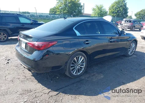 2020 Infiniti Q50 Luxe Awd z USA, uszkodzony, nr VIN JN1EV7AR0LM255678